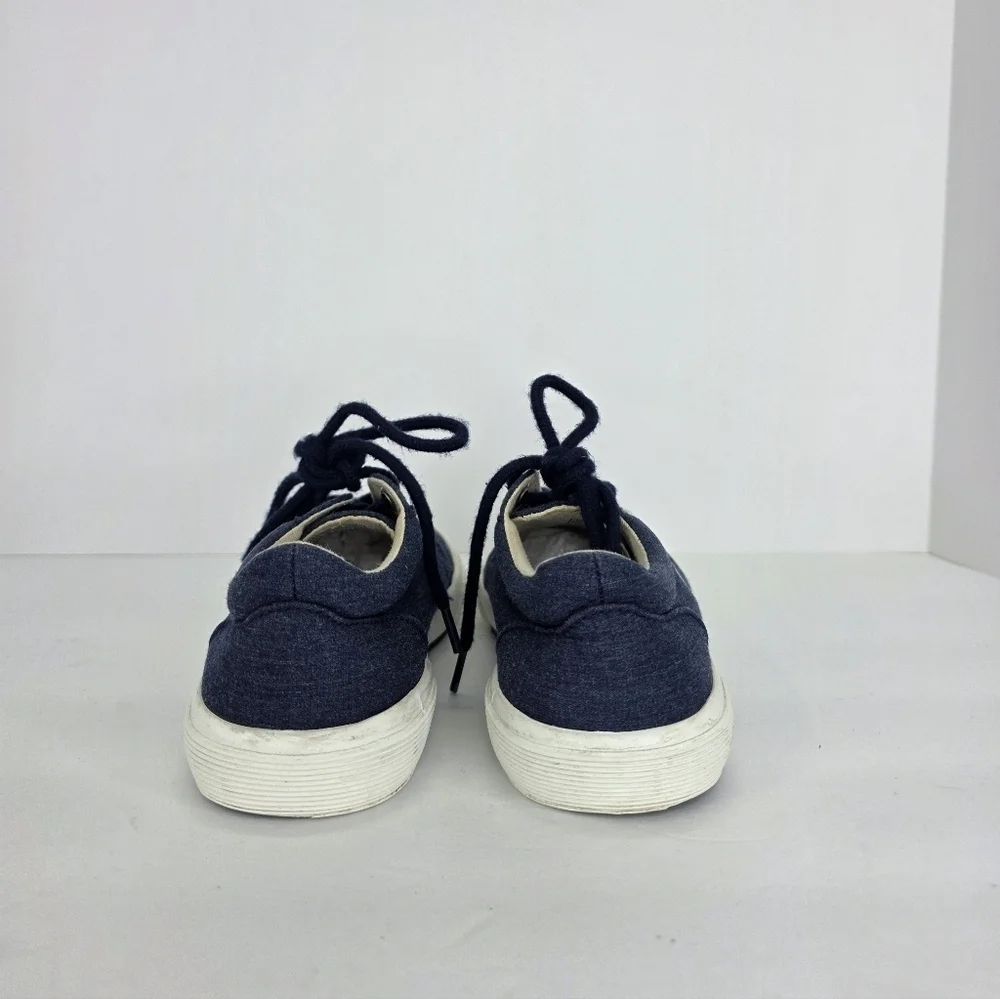 Polo Ralph Lauren Kids Faxon II Lace-Up Sneakers Pony Logo Cotton Canvas SZ 13.5